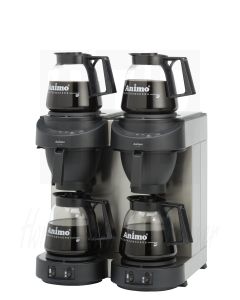 ANIMO KOFFIEMACHINE  M202, ZWART, VASTE WATERAANSLUITING, 230 Volt 50HZ, 9010562