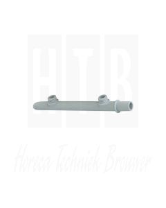 Naspoelarm inbouwpositie links L=165mm inbouw ø 14mm sproeiers 2, ELETTROBAR 106097