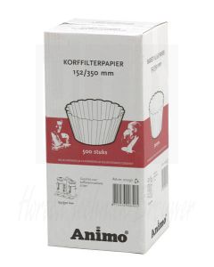 ANIMO FILTERPAPIER CUP 152/350, voor Animo koffie installaties 6 liter. 500 stuks. 9001097