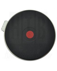 EGO Kookplaat 2.000W / 400V Ø180mm met 8mm rvs rand, 18.18463.198