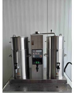 Animo koffiezetinstallatie FC GL 2 x 10 Liter, met HEET wateraftap en 2 RVS containers, 400 Volt 50HZ, 8,4KW,  93093A-USED