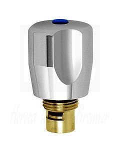 ECHTERMANN Keramisch Bovendeel 3/4" R90° S=25mm met greep (bl/rd), 2145.30/8.6.3 