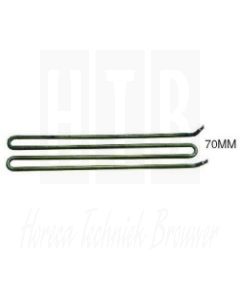 Verwarmingselement 1750W 230V VC 1 L 445mm B 82mm H 50mm pijp ø 8,5mm aansluiting M4 grillplaat, 32G1262