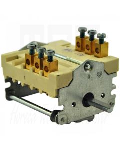 EGO 2-Standenschakelaar (0-1=T90-318C) 3-polig, voor bakoven, 43.31832.000