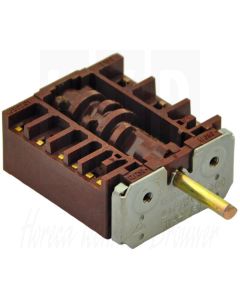 EGO 7-Standenschakelaar (0-1-2-3-4-5-6) 2-polig + signaalcontact, 46.27262.010