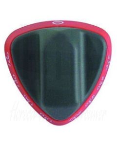 Knop thermostaat t.max. 270°C 100-270°C as ø 6x4,6mm afvlakking boven rood  ANGELO PO 6300491/6300493