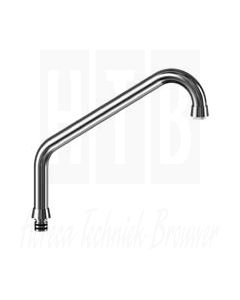 ECHTERMANN HU-uitloop 3/4" A=300mm H=150mm automat. restwaterafvoer, 6338.90/300.190 