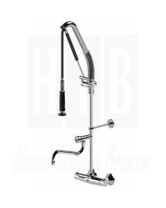 ECHTERMANN TOPCLEAN wandmodel met thermostaat en tussenkraan op stijgpijp, 6448 