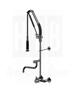 ECHTERMANN TOPCLEAN wandmodel 1-hendel mengkraan met tussenkraan op stijgpijp, 6547.11 