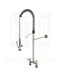 ECHTERMANN VOORSPOELDOUCHE ECOSTAR 2-gats bladmodel, 2-gr. zonder tussenkraan RVS 304, 700-201/000