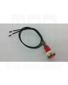 Controlelamp met lamphouder Milan Toast ROOD ( oud model ) 7832