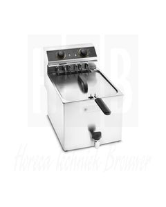 Enkele elektrische friteuse met aftapkraan ELFRAMO 1 x 11,5 Liter, 400 Volt 50HZ, 9KW, ST12-9KW