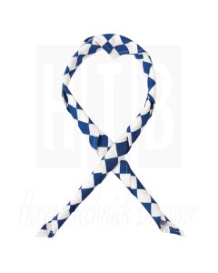 Whites halsdoek blauw/wit geblokt