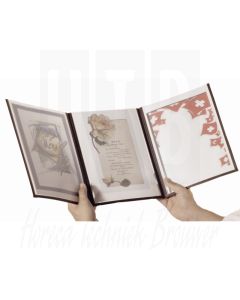 Securit Crystal menuhouder trio