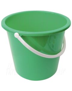 Kunststof emmer 10 ltr. groen