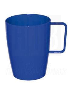 Kristallon beker met oor 28cl, blauw