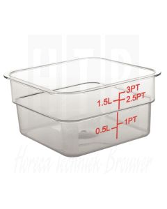 Voedseldoos vierkant 1,5ltr