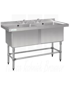 Vogue afwasbak dubbel, CF406