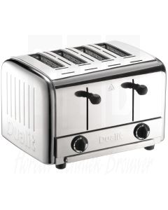 Dualit broodrooster 4 sleuven, 230 Volt 50HZ, DK840