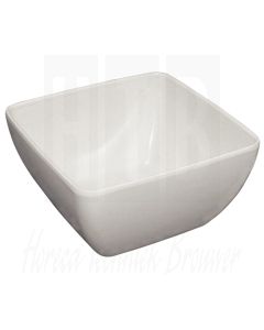 Kristallon gebogen kom, wit, Ø203mm