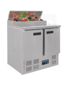 Polar rvs pizza/sandwich counter 2-deurs