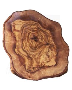 Olijfboom houten kaasplank, Ø11-13cm