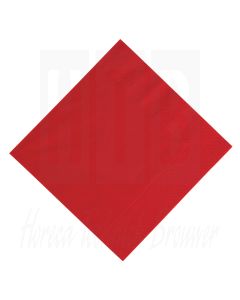 Duni lunch servet 33x33cm rood