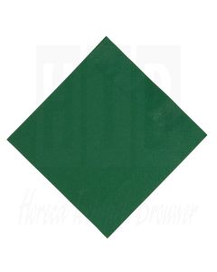 Duni lunch servet 33x33cm donker groen