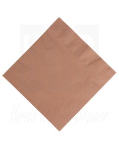 Duni diner servet 40x40cm mocca