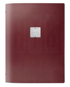 Menuhouder bordeaux A4