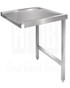 Vogue Doorschuif vaatwasmachine tafel 88 x 110 x 65cm - rechts, GJ536