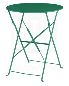 Bolero opklapbare stalen ronde tafel groen