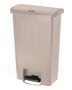 Rubbermaid pedaalemmer beige 50ltr