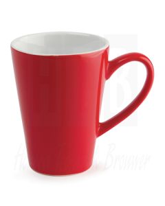 Olympia latte beker rood 34cl