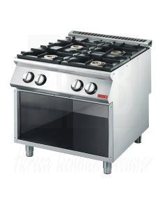 Gastro-M Gaskooktafel met 4 branders 70/80PCG, GL927