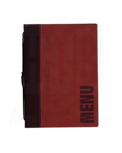 Menumap Trendy A4 wijnrood