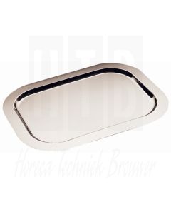Serveerschaal RVS 48x30x25 cm