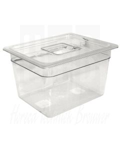 Vogue polycarbonaat GN 1/4 150 mm