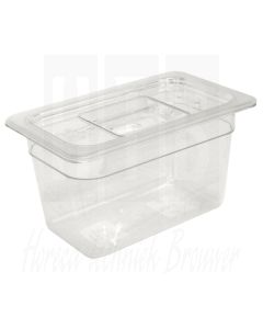 Vogue polycarbonaat GN 1/9 100 mm