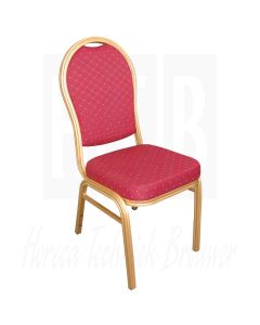 Bolero banketstoel met ronde rug, blauw (Box 4)