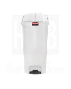 Rubbermaid Slim Jim End Step pedaalemmer wit 68ltr