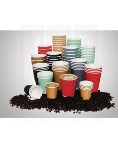 Fiesta Recyclable koffiebekers enkelwandig lichtbruin 34cl (1000 stuks) GF032