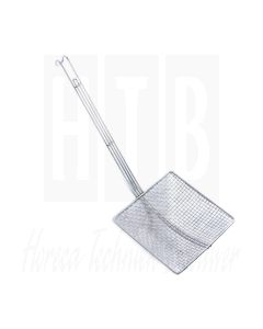 Frituurschep RVS fijn gaas 20x20cm