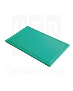 Gastro-M GN1/1 HDPE snijplank met sapgeul groen