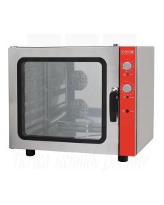 Gastro-M heteluchtoven 6x 60x40cm met bevochtiger 400 Volt 50HZ, GR205