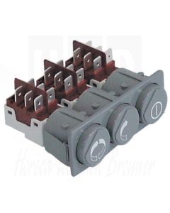 PUSH BUTTON 3POS. D80F