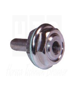 ELFRAMO voelerbuis draad 3/8" ID ø 7mm L 25mm RVS ø 8mm, 00003410