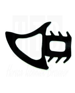 UNOX Deurrubber Siliconen voor oven, per meter, GN100