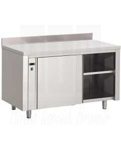 Gastro M RVS warmhoudkast met achteropstand 85x200x70cm