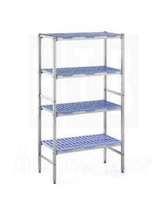 Tournus lijnrek met 4 schappen 40x129cm